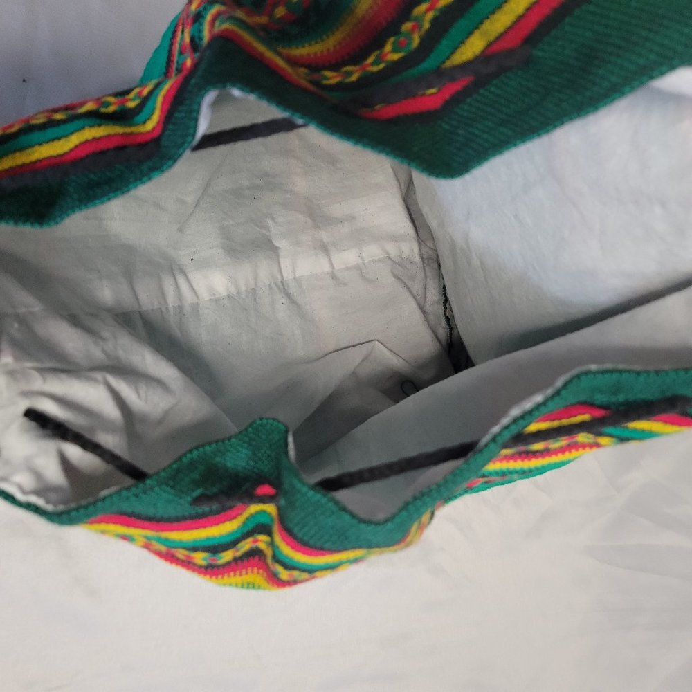 Bob Marley Multicolored Drawstring Back Pack 17''… - image 3